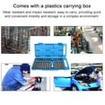 thumbnail image 3 of TFixol 40-Piece Chrome Vanadium Steel Socket Bit Set with Hex, Torx, and 12-Point Bits in Durable Plastic Case for Versatile Tool Applications, 3 of 7