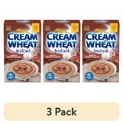 (3 pack) Cream of Wheat Instant Hot Cereal, Maple Brown Sugar, Kosher, Shelf-Stable, 10 Count
