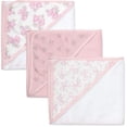 thumbnail image 3 of Set de Toallas para Bebé con Capucha y 6 Piezas, Moño Rosa, 3 of 5