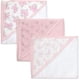 thumbnail image 3 of Set de Toallas para Bebé con Capucha y 6 Piezas, Moño Rosa, 3 of 5