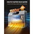 thumbnail image 2 of Calefactor inteligente de pared GiveBest 1500 W con WiFi y termostato Alexa, 2 of 7