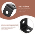 thumbnail image 4 of 50pcs Angle Brackets L Shaped Shelf Bracket Stainless Steel Joint Fastener, 4 of 8