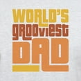 thumbnail image 3 of CafePress - World's Grooviest Dad Ash Grey T Shirt - Men's Classic Graphic T-Shirt, 3 of 4