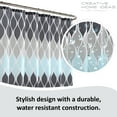 thumbnail image 4 of Grey/Blue Geometric, Bathroom Set, 15 Piece, Clarisse, 4 of 6