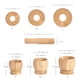 thumbnail image 4 of EeaseMX Juego de mortero y maja de bambú para prensar ajos, molinillo de alimentos para el hogar, accesorios de cocina para el hogar, restaurante, cocina con tapa (color tronco, tamaño grande), 4 of 7