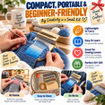 thumbnail image 6 of Knit Patch Kit, 28-Needle Mending Kit with Mini Darning Loom, Portable Repair Tool for Beginners to Fix Holes, Tears and Worn Fabric on Clothes, Bags and Textiles, 6 of 6
