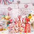 thumbnail image 6 of 120 Pieces Valentines Cellophane Treat Bags,Bexikou Hearts Cellophane Candy Bags,Candy Goody Treat Gifts Bags for Valentine's Day Party Favor Supplies, 6 of 7