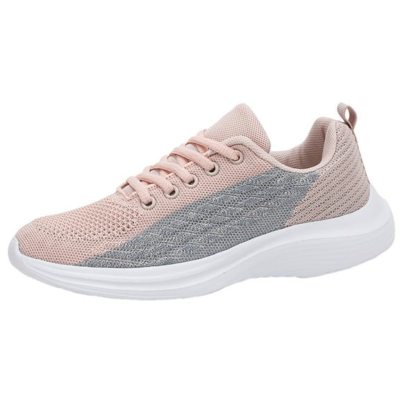 WEAIXIMIUNG Sneakers Womens Wide Women Sneakers Fashion New Pattern Colored Comfortable Lightweight Lace Up Seasonal Casual Shoes