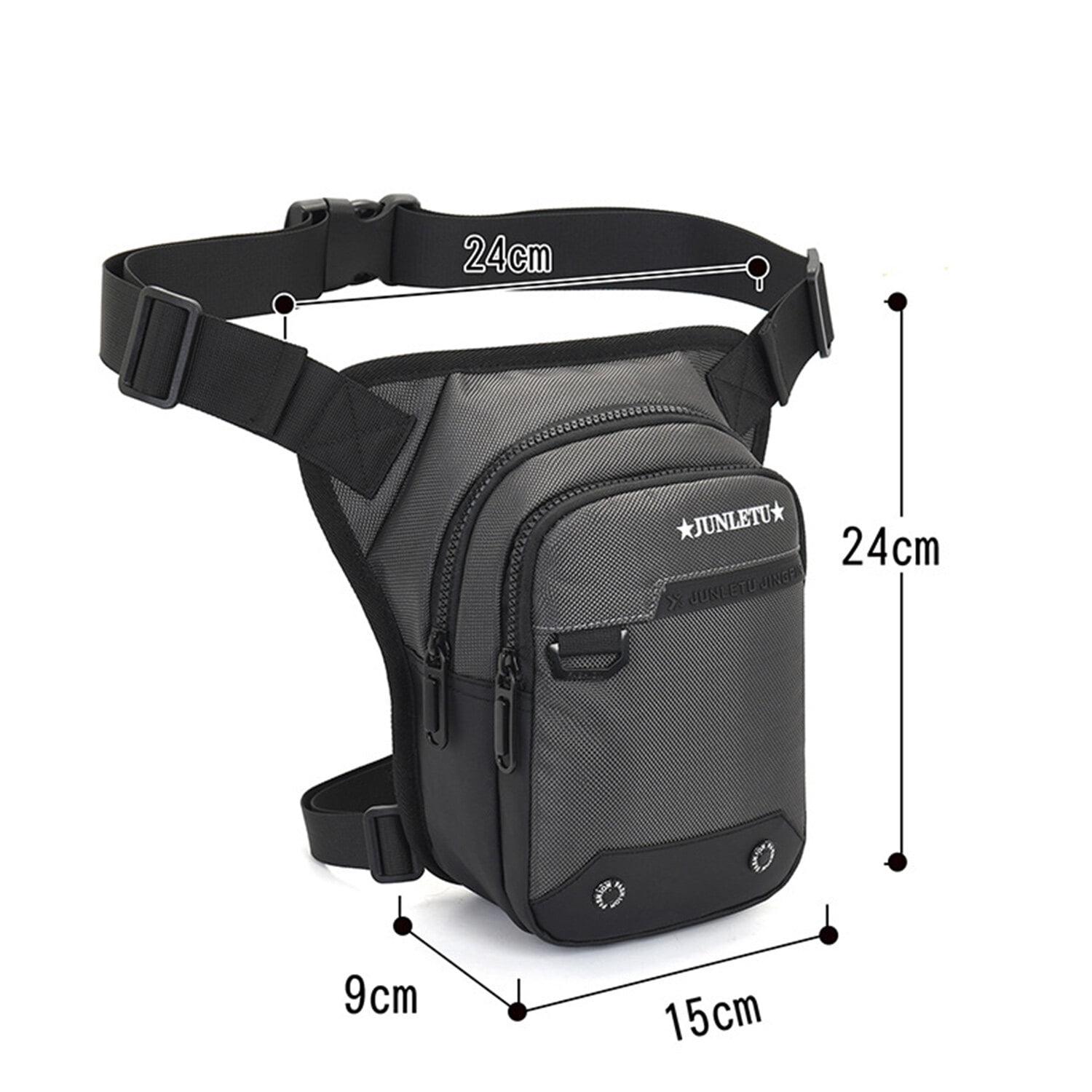 KAWELL Mens Waist Bag Fanny Pack Drop Leg Bag Thigh Bag Pouch Tactical Motorcycle Riding Waterproof Outdoor Sport