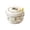 White, variant on Denture Bath Box for Travel, Retainer Cleaning Case , No-Leak Mouth Guard Container, for Soaking Night Guard Case White