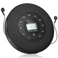 thumbnail image 1 of YOPTOP Lecteur CD Portable Multifonction - Réglage de Vitesse de Lecture Rechargeable, Répétition A-B, Sortie USB AUX, Haut-Parleur Stéréo, Noir, 1 of 7