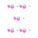 thumbnail image 3 of Minnieouse PC Metal Frame Love Heart Gafas de sol para el próximo cumpleaños Bash Gafas de sol para hombre Gafas de sol para mujer Gafas de sol Type2 NO2, 3 of 6
