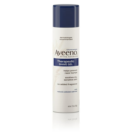Aveeno Therapeutic Shave Gel To Reduce the Incidence of Razor Bumps, 7 Oz