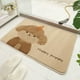 thumbnail image 4 of Alfombra absorbente de baño para patrón de cachorro puerta de baño resistente a la herencia, 4 of 10
