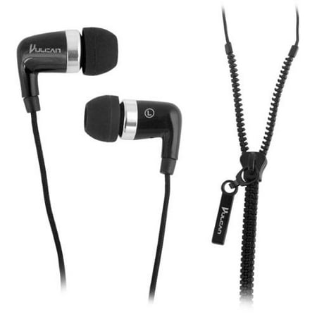Vulcan Crossover Earbuds with Zipper Cord Design