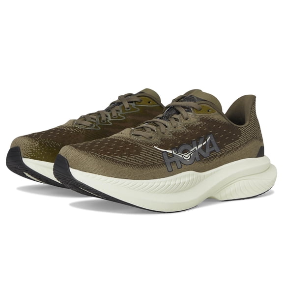Hoka Men's Mach 6 Antique Olive/Truffle Salt 12 Medium