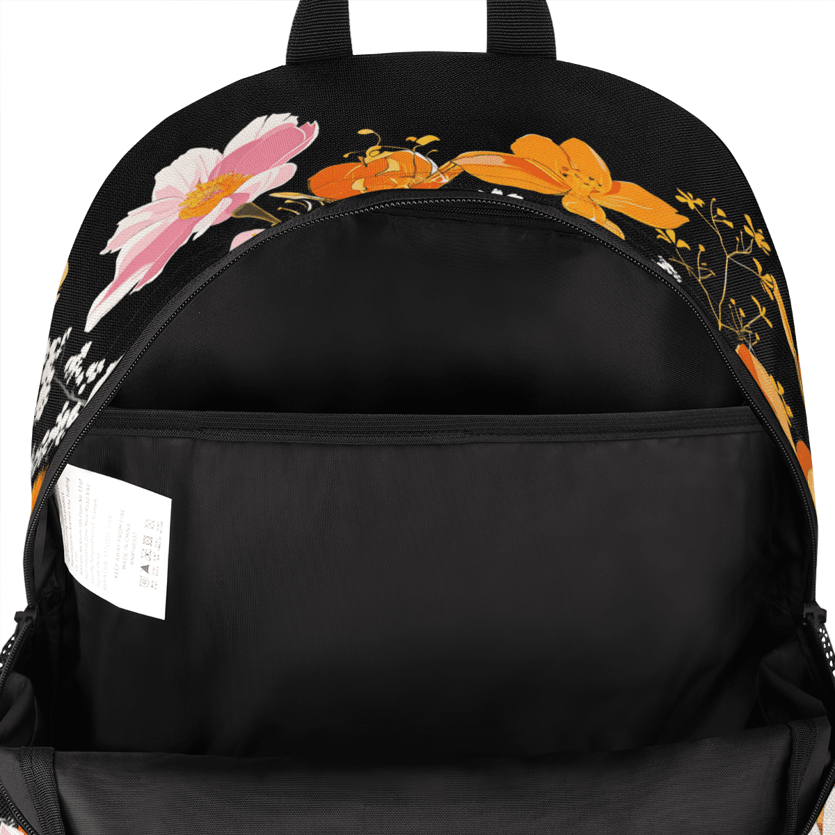 Herdesigns Flower Floral Laptop Backpack for Women Men, Work Computer Backpacks, 18.3 Inch Large Computer Nurse Teacher Bags Travel Casual Daypack
