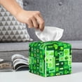 thumbnail image 6 of Picia Vegetables Pattern Tissue Box Cover,PVC Leather Square Holder,Tissue Box Holder with Magnetic Bottom,Facial Paper Organizer Dispenser-5.2"X5.2"X5.2", 6 of 7