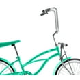 thumbnail image 3 of Wonder Wheels 20 Inch Beach Cruiser Lowrider Coaster Brake Single Speed Bicycle, Bike With Banana Seat Stainless Steel Spokes One Piece Crank Alloy Rims 36 H - Mint Green, 3 of 7