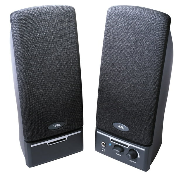 Cyber Acoustics 2.0 Black Stereo Speakers