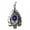 Lapis Lazuli, variant on Skull Head Skeleton Pendant Natural Crystal Chakra Stone Bead Gift Healing Reiki-Gold Sandstone