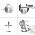 thumbnail image 4 of HEADLEY TOOLS 60mm Rotary Cutter Blades 10 Pack Compatible with Olfa, Fiskars, Replacement Rotary Blade for Arts Crafts Quilting Scrapbooking Sewing, Sharp and Durable, 4 of 7
