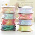 thumbnail image 4 of YAOMOBB Gift Wrapping Ribbon Chiffon Ribbon Roll Sheer Iridescent Ribbon for Gift Wrapping and Decoration, 4 of 7