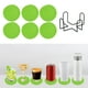 thumbnail image 1 of Set de Salvamanillas de Cuerda de Algodón para Cocina | 6 Manteles individuales resistentes al calor con estantería, 4,33" de diámetro | Material duradero, lavable, natural | Protege encimeras, 1 of 6