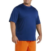 BT ESSENTIALS Big and Tall Essentials by DXL Men's Quick-Drying Swim T-Shirt, Navy, 5XLT