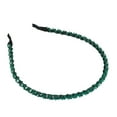 thumbnail image 5 of Unique Bargains 1 Pcs Hairband for Women Rhinestone Hair Hoop Headband 0.24 Inch Wide Green, 5 of 7