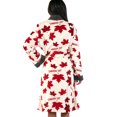 thumbnail image 2 of Canada Eh Lazy One Ultra-Cozy Bathrobes for Women (S/M), 2 of 7