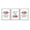 ABC, variant on Inspirational Nail Beauty Canvas Art Poster Minimalist Pink and White Motivational Nails Wall Painting for Women Girl Bedroom Living Room Decor
