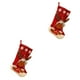 thumbnail image 2 of Billuyoard Colgante de calcetín de Navidad Calcetín Dulce Snack Colgando Bolsa de regalo Fiesta Año nuevo Adorno Familia Chimenea Árbol Estilo Estilo de animales 2piezas Billuyoard CBP162478, 2 of 5
