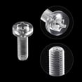 thumbnail image 4 of Unique Bargains M5x16mm Plastic Phillips Bolts PC Pan Head Machine Screws Transparent 100 Pack, 4 of 5