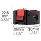 thumbnail image 1 of Magnetic Charger Base Quick Release Adapter Mount for Dji Pocket 3 1/4 Female Base Mount, 1 of 5