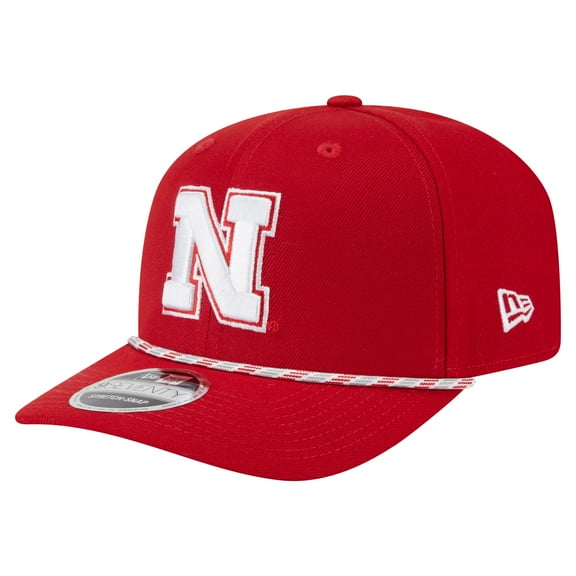 Men's New Era Scarlet Nebraska Huskers Game Day Multi-Rope 9SEVENTY Stretch-Snap Hat