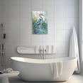 thumbnail image 2 of ZHONGYUTONG Blue Heron Canvas Wall Art Sea Bird Pictures Wall Decor Egret Beach Animal Painting for Bathroom Living Room Decor Framed (12.00" x 18.00"), 2 of 5
