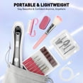 thumbnail image 5 of CshidWorld Cordless Electric Nail File, 10-Speed Nail Drill Kit with LED Light, Professional Portable Manicure Pedicure Tool for Thick Nails, Hand & Foot（White）, 5 of 9