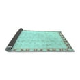 thumbnail image 2 of Ahgly Company Indoor Round Oriental Light Blue Traditional Area Rugs, 7' Round, 2 of 4