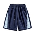 thumbnail image 4 of CAIVO Women Plus Size Cargo Athletic Shorts Lightweight Casual Sweatproof Outdoor Fitness Mid Length Training Bottoms With Zipper Pockets Elastic Waistband Vacation Summer Work Solid Color Bottoms, 4 of 4