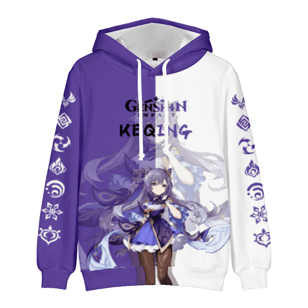 Genshin Impact Anime Hoodies 3D Print Pattern Hoodies Cosplay Costume