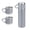 Gray, variant on Stainless Steel Vacuum Insulated Thermos Bottle with Drinking Cup, Leakproof Double Wall Travel Flask for Hot Cold Coffee Tea Water,Green,500ML / 16.9Oz