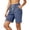 Navy, variant on Besolor Summer Shorts for Women Wide Leg High Waist Elastic Drawstring Casual Loose Loungewear Workout Short Pants with Pockets