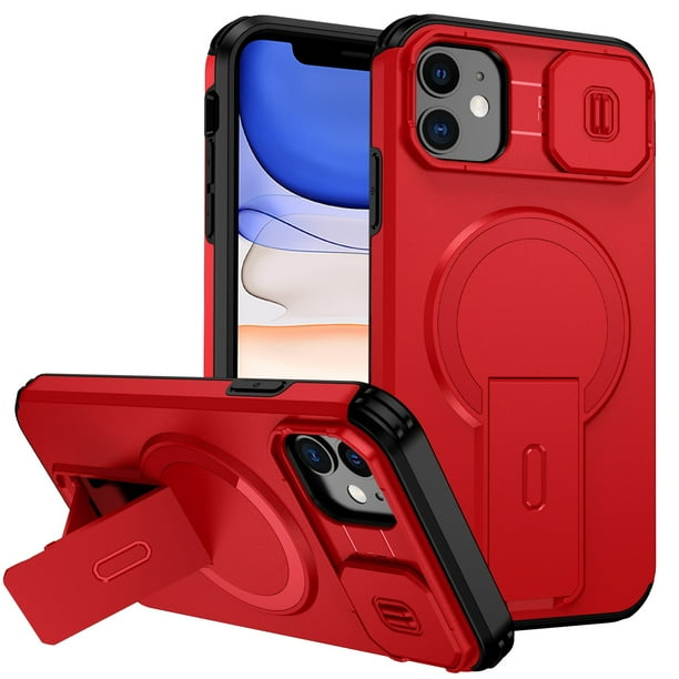 Funda GANGXUN para iPhone 11 – Magnética Antigolpes con Soporte y Protección Doble