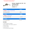 thumbnail image 2 of Oil Pump - Compatible with 1980 - 1984 Volkswagen Rabbit 1981 1982 1983, 2 of 2