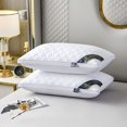 thumbnail image 2 of Paire d'Oreillers Spécial Hôtel protection Cou Simple Velours une Pièce, 2 of 3