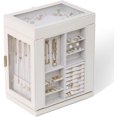 thumbnail image 1 of Caja de Joyería Girando 360 °, Caja de Almacenamiento de Joyería de 6 Pisos con tapa transparente, Vertical Grande Exhibición de Joyería para Estante De Pulsera de Pendientes de Collar de Anillo, 1 of 7