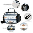 thumbnail image 4 of Fishes Kellegs Rudders Cartoon Insulated Lunch Bag Portable Cooler Bag Mommy Bag Large Capacity 6L, 4 of 9