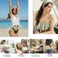 thumbnail image 3 of Paquete de 4 diademas de alambre dorado Ormromra negro beige verde fruta beige, 3 of 9