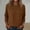 Coffee, variant on Women's 3/4 Sleeve Pullover Tops Lightweight Casual Crewneck Fall Top Comfy Loose Sweatshirts Navy